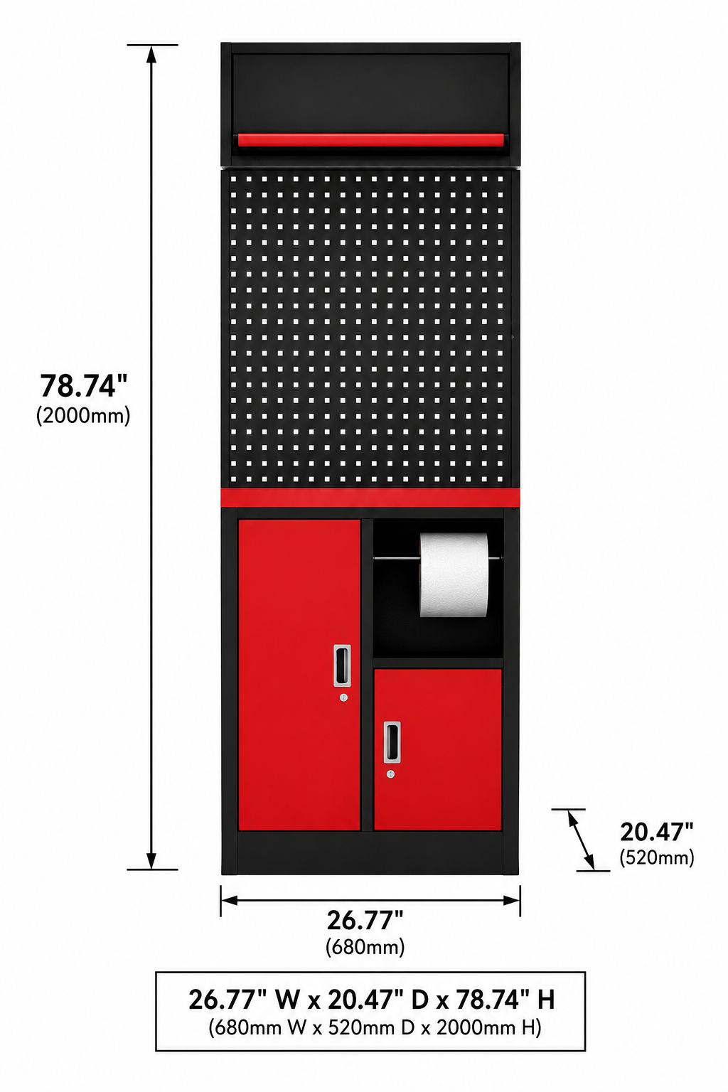 This modular workshop storage accessory